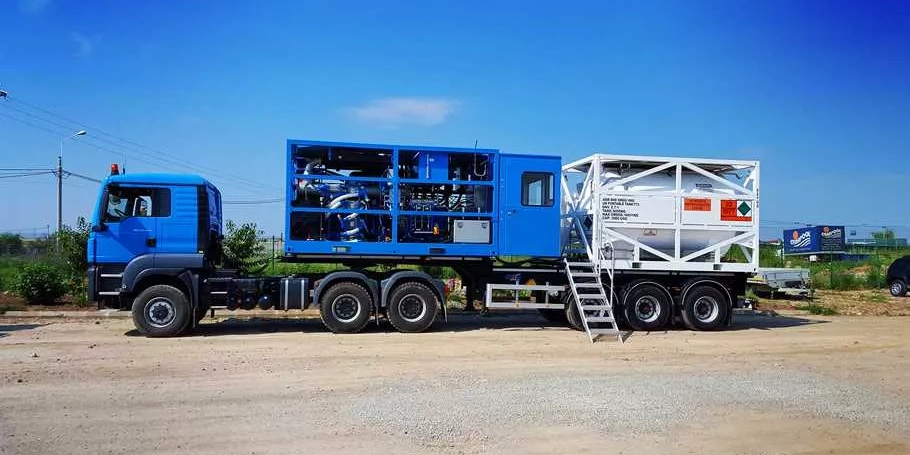 New Nitrogen Pumping Unit and Storage Tank
